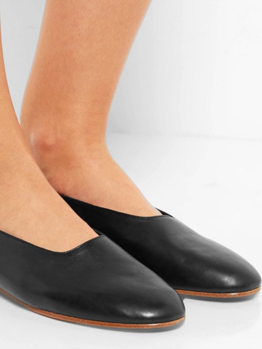 NWB $225 Vince MAXWELL Black Leather Flat Loafer Shoes SIZE 6